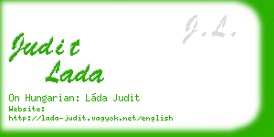 judit lada business card